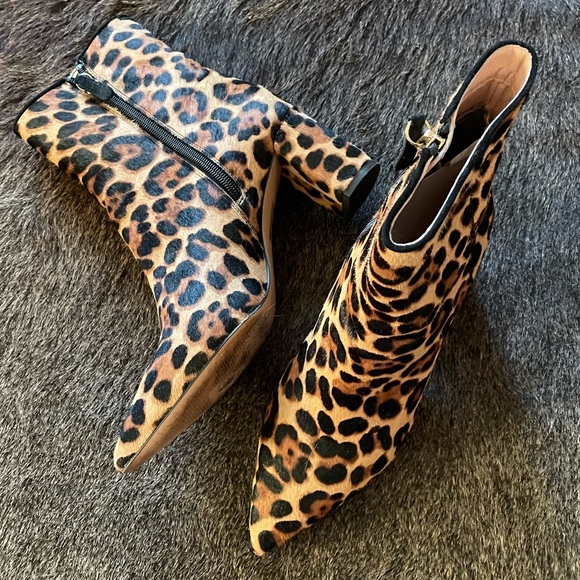 J Crew Leopard Sadie Boots - Picture 2 of 5